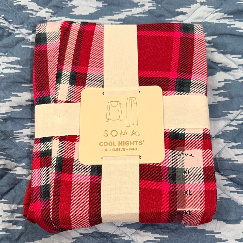 Soma Vibrant Plaid Sleepwear Set